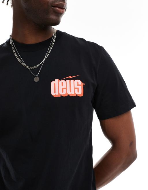 Camiseta negra con estampado gráfico Bolter de Deus Ex Machina, 3 de 4