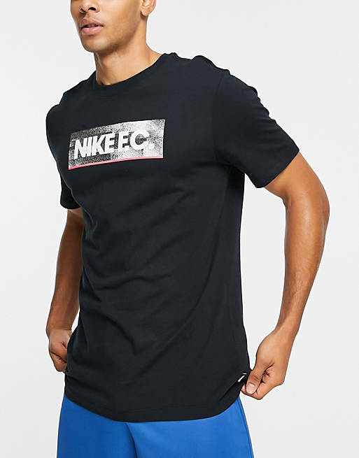 Hombre Tops | Camiseta negra con estampado gráfico 