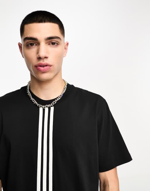 Camiseta negra con estampado gráfico Rifta de adidas Originals