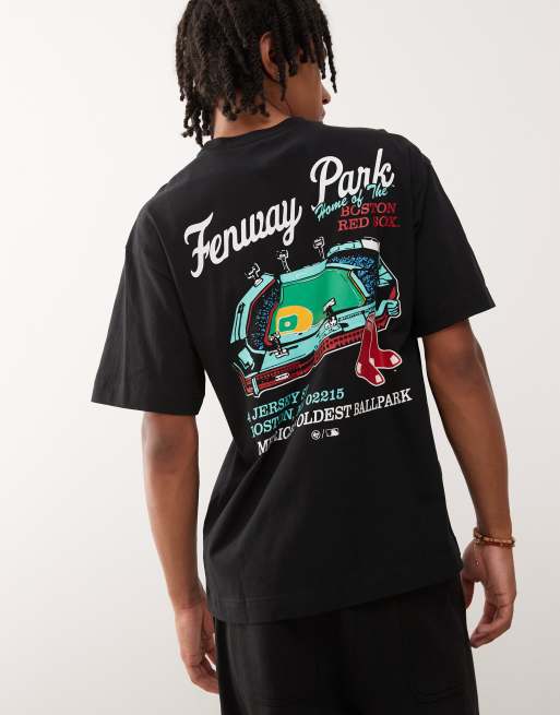Camiseta negra con estampado gráfico vintage de los Boston Red Sox de 47 Brand 