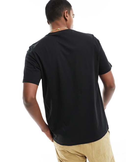 Camiseta negra con estampado grande en el pecho de Paul Smith, 2 de 4