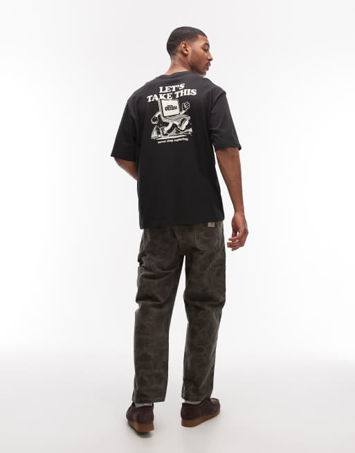 Camiseta negra con estampado trasero Explore de The North Face, 2 de 5
