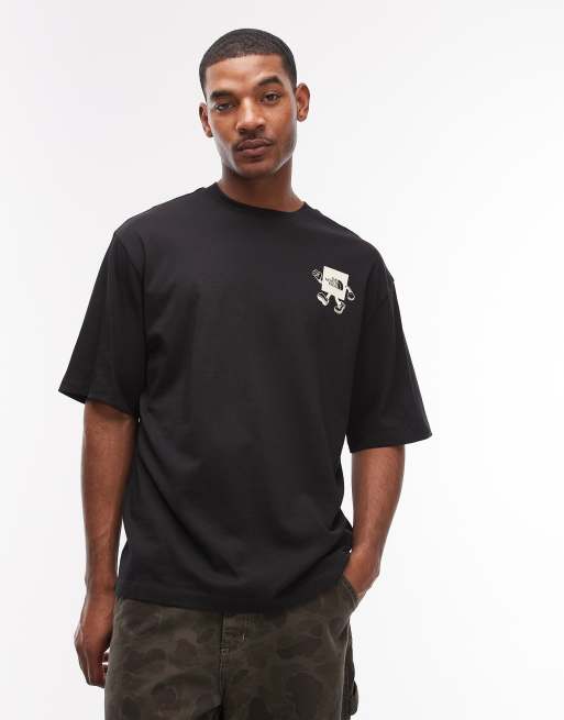 Camiseta negra con estampado trasero Explore de The North Face, 5 de 5