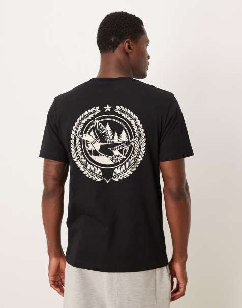 Camiseta negra con gráfico de pato de ASOS DESIGN - view 1