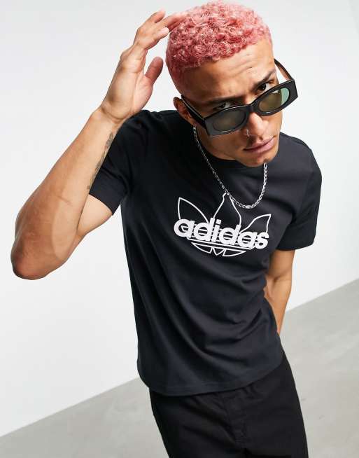 Camiseta adidas originals discount negra