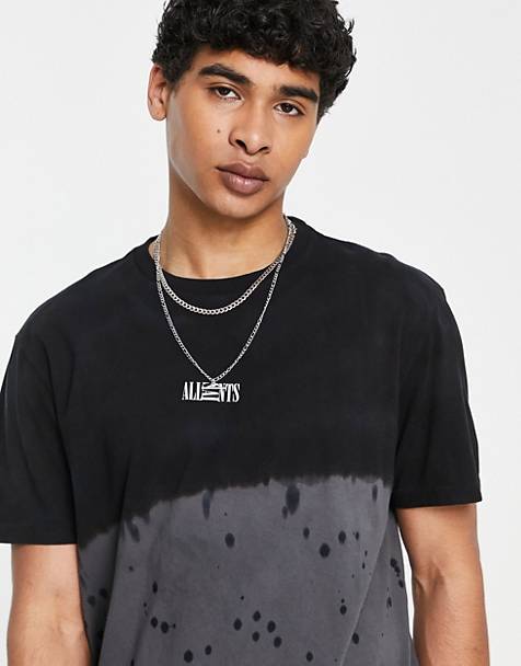 Allsaints Diseñador Para Hombre Nueva Marca Camiseta Cuello Redondo Todas Las Tallas Negro Gimnasio Desgaste 