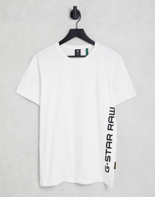 Camiseta negra con logo circular de G-Star Originals