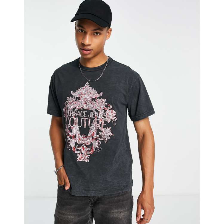 Camiseta cheap negra versace