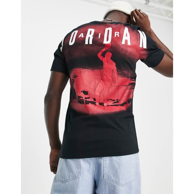 Camiseta jordan air online negra