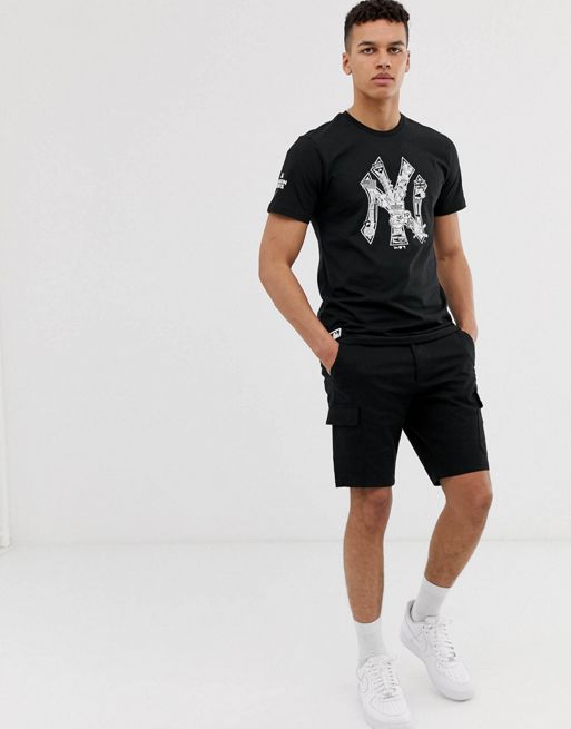 Camiseta negra con logo de los New York Yankees MLB exclusiva en ASOS de  New Era