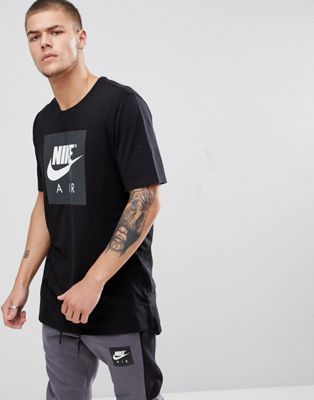 Camiseta negra con logo grande 892313-010 Air de Nike | ASOS