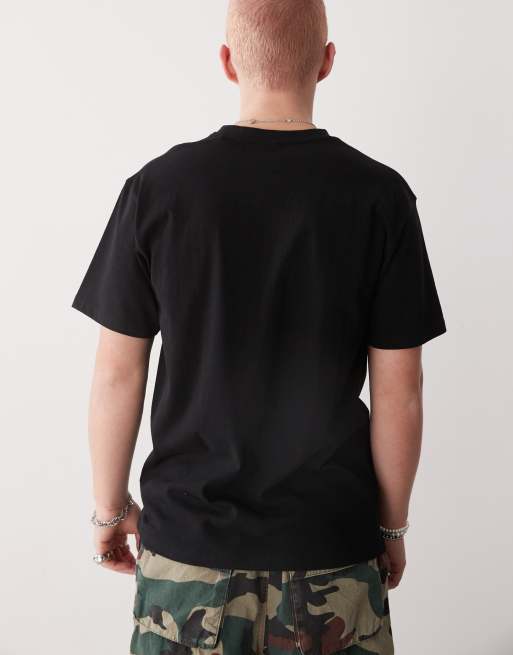 Camiseta negra con logo pequeño de Santa Cruz, 4 de 4