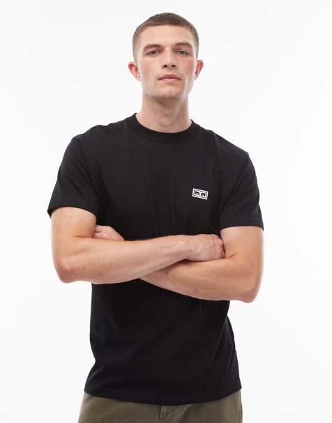 Camiseta negra con ojos 3 de Obey - view 1