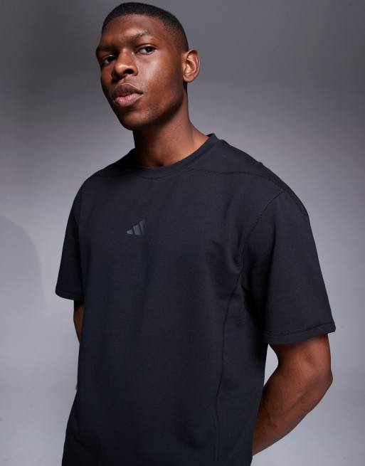 Camiseta negra D4T de adidas Training, 2 de 4