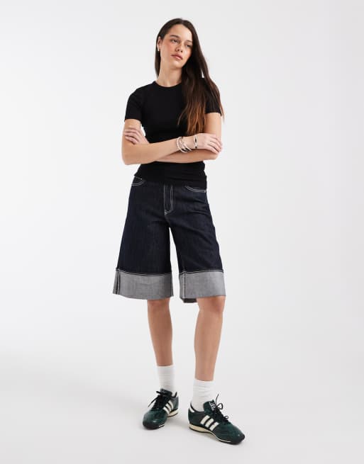 Camiseta negra de canalé de JJXX, 3 de 4