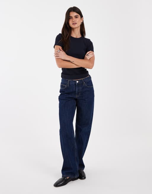 Camiseta negra de canalé de JJXX, 4 de 4