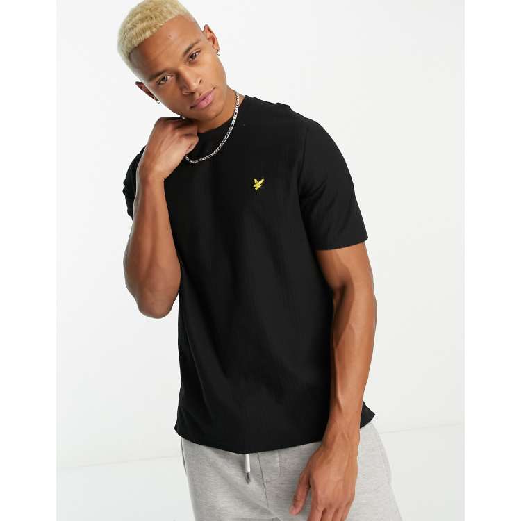 Camiseta negra de canal grueso Ridge de Lyle Scott Vintage ASOS