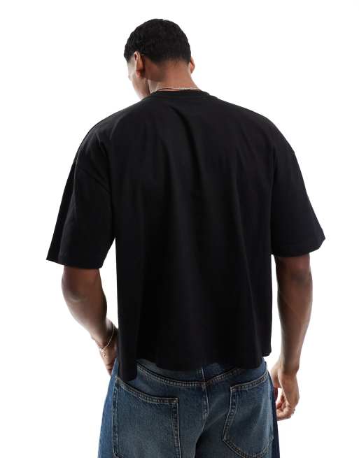 Camiseta negra de corte cuadrado extragrande con estampado de Baby Spice de ASOS DESIGN, 4 de 4