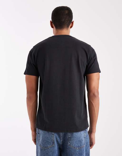 Camiseta negra de corte estándar de Threadbare, 3 de 5