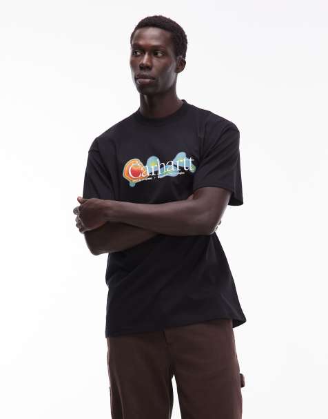 Camiseta negra de corte suelto Experimental de Carhartt WIP - view 1