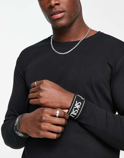 Camiseta store siksilk negra