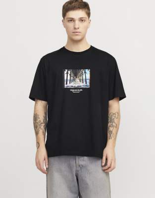 Camiseta negra de Jack & Jones - view 1