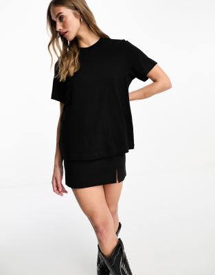 Camiseta manga corta negra Mademoiselle main image 1