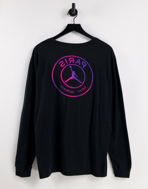 Camiseta negra de discount psg