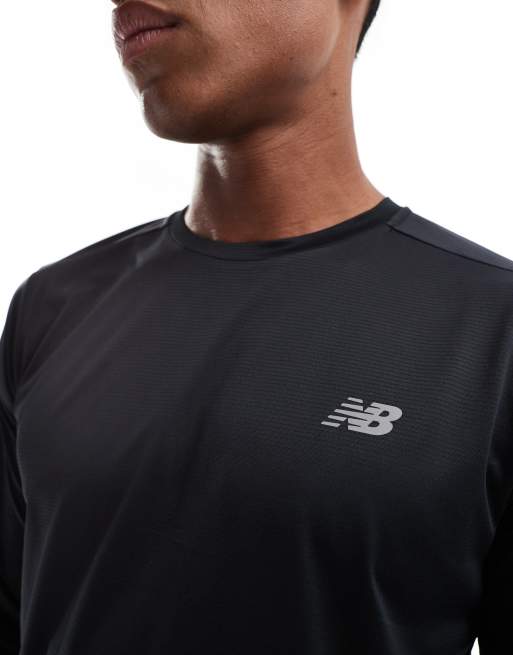 Camiseta negra de manga larga Sport Essentials de New Balance , 4 de 4