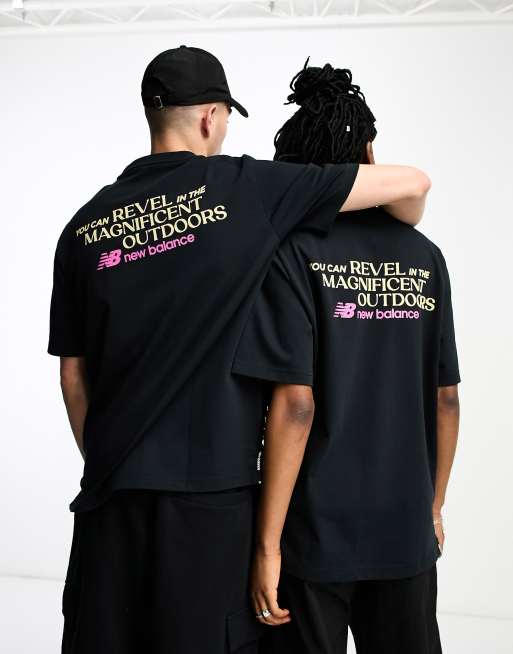 Camiseta negra de New Balance Outdoors