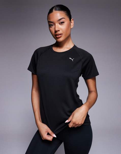 Camiseta negra de poliéster Run Velocity de PUMA - view 1