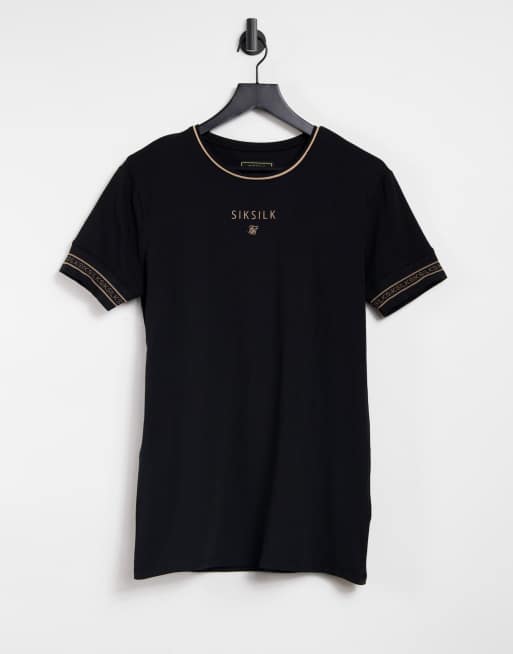 Siksilk camiseta online negra