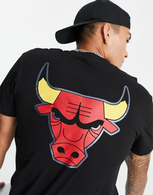  Mitchell & Ness Chicago Bulls - Camiseta de baloncesto con  botón frontal de malla, color negro, NBA HWC, Multicolor- : Ropa, Zapatos y  Joyería