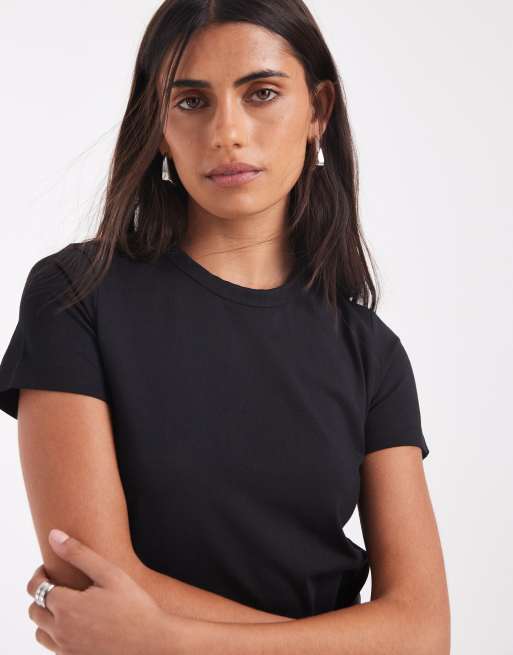 Camiseta negra entallada de JJXX, 3 de 4