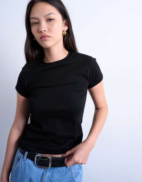 Camiseta negra Everyday de Topshop - view 1