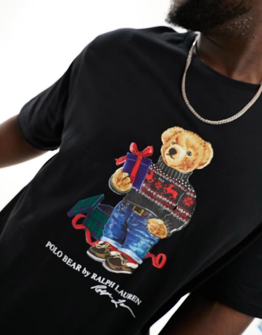 Camiseta Negra Oso