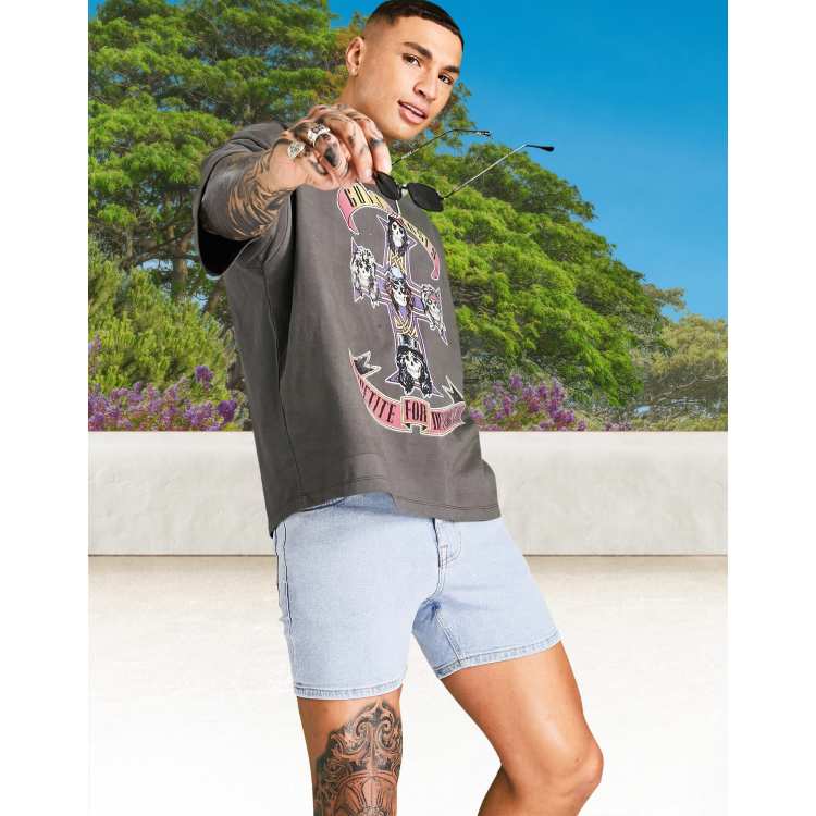 Camiseta extragrande con estampado de Guns N' Roses de ASOS DESIGN | ASOS