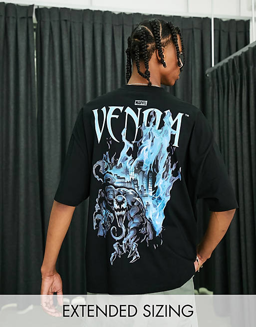 Camiseta negra con estampado de Venom de ASOS DESIGN | ASOS