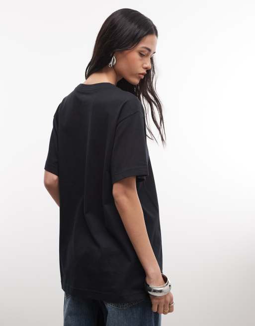 Camiseta negra extragrande con estampado gráfico Classic de Nike , 4 de 4