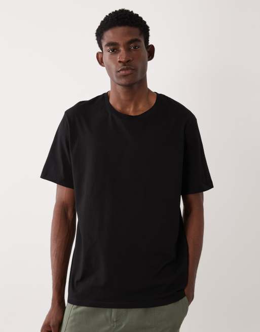 Camiseta negra extragrande con estampado naranja en la espalda de JJ Rebel, 5 de 5