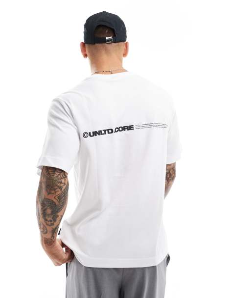 Camiseta negra extragrande con estampado trasero Core de Jack & Jones - view 1