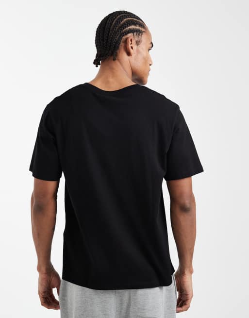Camiseta negra extragrande con logo en la parte delantera de JJ Rebel, 3 de 5