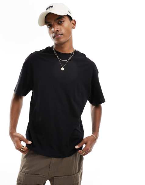 Camiseta negra extragrande de Jack & Jones - view 1