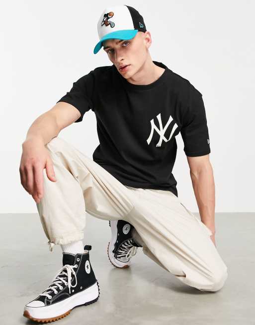 Camiseta negra con logo de los New York Yankees MLB exclusiva en ASOS de  New Era