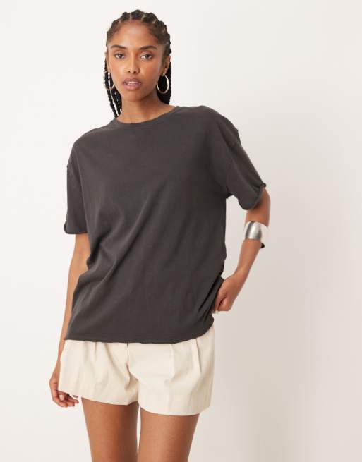 Camiseta negra extragrande Nina de Free People, 3 de 4
