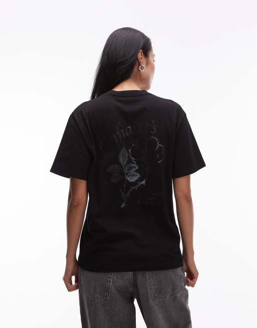 Camiseta negra Flourish de Carhartt WIP, 2 de 4