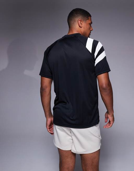 Camiseta negra Fortore de adidas Football, 4 de 4