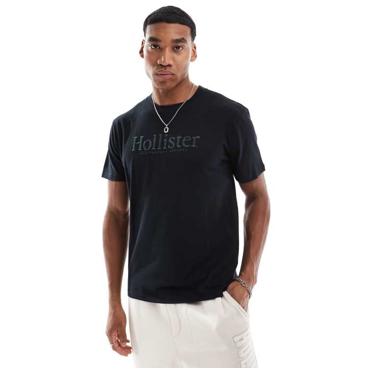 Camiseta hollister negra 2025