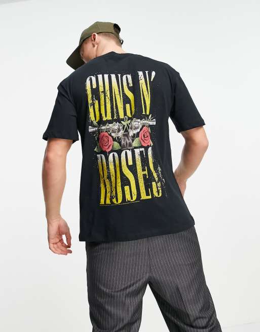 Camiseta guns discount and roses hombre