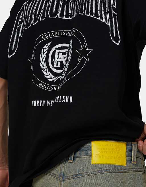 Camiseta negra holgada con gráfico de Good For Nothing, 4 de 4